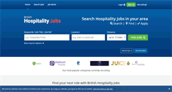 Desktop Screenshot of britishhospitalityjobs.co.uk