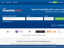 Tablet Screenshot of britishhospitalityjobs.co.uk
